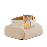 thumbnail heure H pm diamond black dial in CCD white band ghw rrp8000 - L'UXE LINK