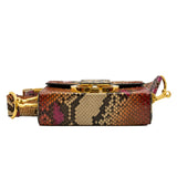 thumbnail small montaigne box in python beige/red ghw - L'UXE LINK
