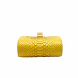 thumbnail box  small snake leather yellow ghw - L'UXE LINK