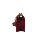 thumbnail small ama with studs in lambskin red ghw 2018 - L'UXE LINK