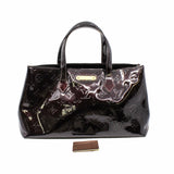 thumbnail Amarante Monogram Vernis Wilshire Bag Small Patent GHW - L'UXE LINK