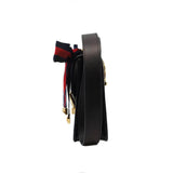 thumbnail slyvie mm black with leather strap - L'UXE LINK