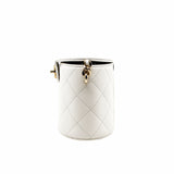 thumbnail tote chain bag white lamb skin ghw seri29 - L'UXE LINK