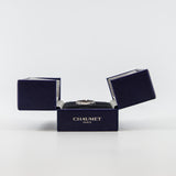 thumbnail 18k wg x half diamonds ring #49 - L'UXE LINK
