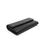thumbnail long wallet leather black phw seri 22 - L'UXE LINK