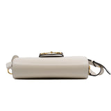 thumbnail Horsebit 1955 shoulder bag in white - L'UXE LINK