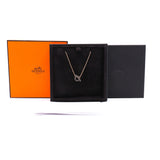 thumbnail finesse black diamond necklace in 18k wg - L'UXE LINK