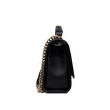 thumbnail medium top handle click Label Shoulder Bag in calfskin black ghw seri 23 - L'UXE LINK