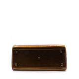 thumbnail tote in patent gold - L'UXE LINK