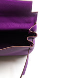 thumbnail kelly 35cm togo purple phw R stamp - L'UXE LINK