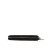 thumbnail lady long zip wallet in patent black phw #2010 - L'UXE LINK