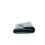 thumbnail constance long wallet 3Z blue saint cyr phw crocodile X stamp - L'UXE LINK