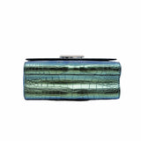 thumbnail twist chain bag crocodile green phw - L'UXE LINK