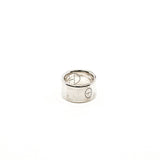 thumbnail wide silver H ring #50 - L'UXE LINK