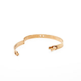 thumbnail H d'Ancre diamond 18k yg bracelet, small model - L'UXE LINK