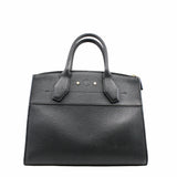 thumbnail City Steamer Handbag Leather medium black  GHW - L'UXE LINK