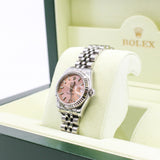 thumbnail 28mm day just orangepink dial steel #V350017 - L'UXE LINK