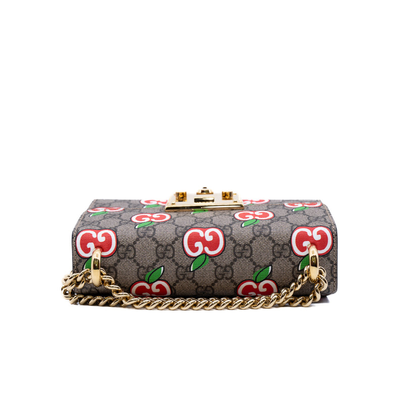 padlock mini cherry chain bag
