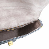 thumbnail side bag leather black ghw - L'UXE LINK
