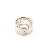 thumbnail wide silver H ring #50 - L'UXE LINK