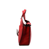 thumbnail halzan 31cm in tc leather red phw T stamp - L'UXE LINK