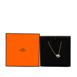 thumbnail finesse Q diamond necklace in 18k rg #B02100186147 - L'UXE LINK