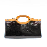 thumbnail ROXBURY DRIVE HANDBAG MONOGRAM PATENT CHERRY GHW - L'UXE LINK
