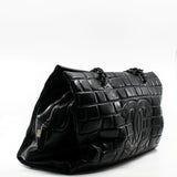 thumbnail Chanel soft patent leather  black tote - L'UXE LINK