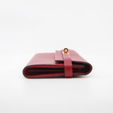 thumbnail kelly long wallet goat Q5 ghw C stamp - L'UXE LINK