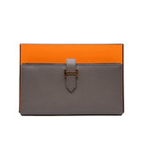 thumbnail bearn long wallet in epsom etain ghw C stamp - L'UXE LINK