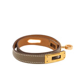 thumbnail kelly bracelet etoupe ghw double leather - L'UXE LINK