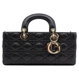 thumbnail D-Joy medium black lamb skin ghw - L'UXE LINK