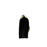 thumbnail medium j'a dior chain bag in leather black ghw - L'UXE LINK