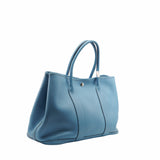 thumbnail garden party 36cm leather blue - L'UXE LINK