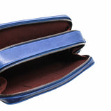 thumbnail camera bag lamb skin with chain navy seri 20 - L'UXE LINK