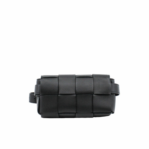 Belt Cassette bag leather black