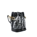thumbnail MON TRESOR MINI BUCKET BAG PVC BLACK GHW - L'UXE LINK