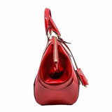 thumbnail Santa Monica Tote Bag patent leather  red ghw - L'UXE LINK