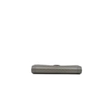 thumbnail leboy long flap wallet in chavron silver ruthenium hw seri22 - L'UXE LINK