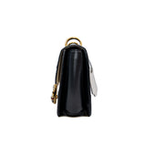 thumbnail bee mix color flap bag with fabric strap - L'UXE LINK