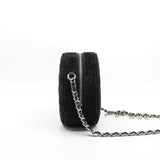 thumbnail round bag black suede crystal star phw seri 29 - L'UXE LINK