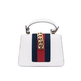 thumbnail small sylvie in leather white - L'UXE LINK