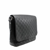 thumbnail Messenger District Damier Infini  Granit black phw - L'UXE LINK