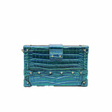 thumbnail PETITE MALLE gradient lake blue CROCODILE GHW - L'UXE LINK