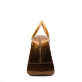 thumbnail tote in patent gold - L'UXE LINK