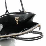 thumbnail City Steamer Handbag Leather medium black  GHW - L'UXE LINK