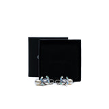thumbnail cc logo pearl pandent earring in green yellow - L'UXE LINK