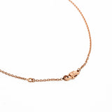 thumbnail constance full diamond necklace in 18k rg - L'UXE LINK