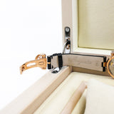 thumbnail Reine De Naples diamond mix 18k rg with black CCD band - L'UXE LINK