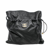 thumbnail tote bag calfskin black ghw - L'UXE LINK